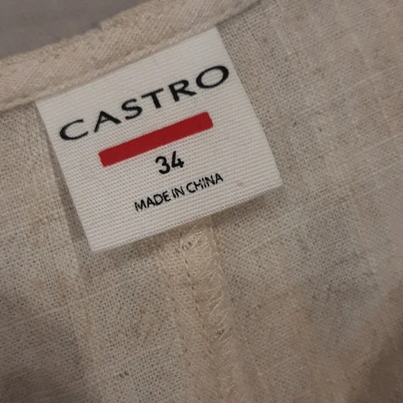 Linen blend jumpsuit - Picture 2 of 6